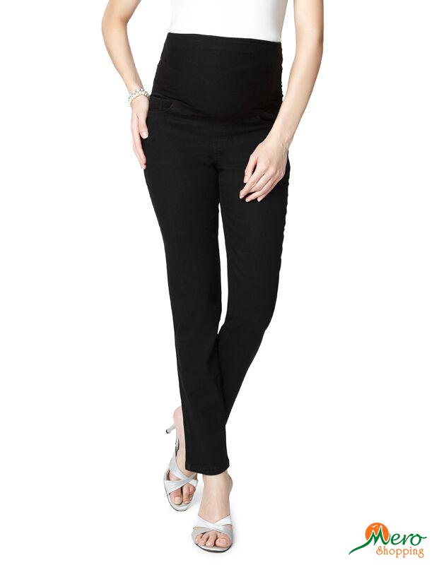 Nine Maternity Jeans In Comfort Fit Black Denim CAAJE12-1129