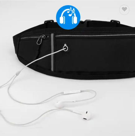 Combo Fitness Bag and Fish Shaped Mask(Blue and White)
