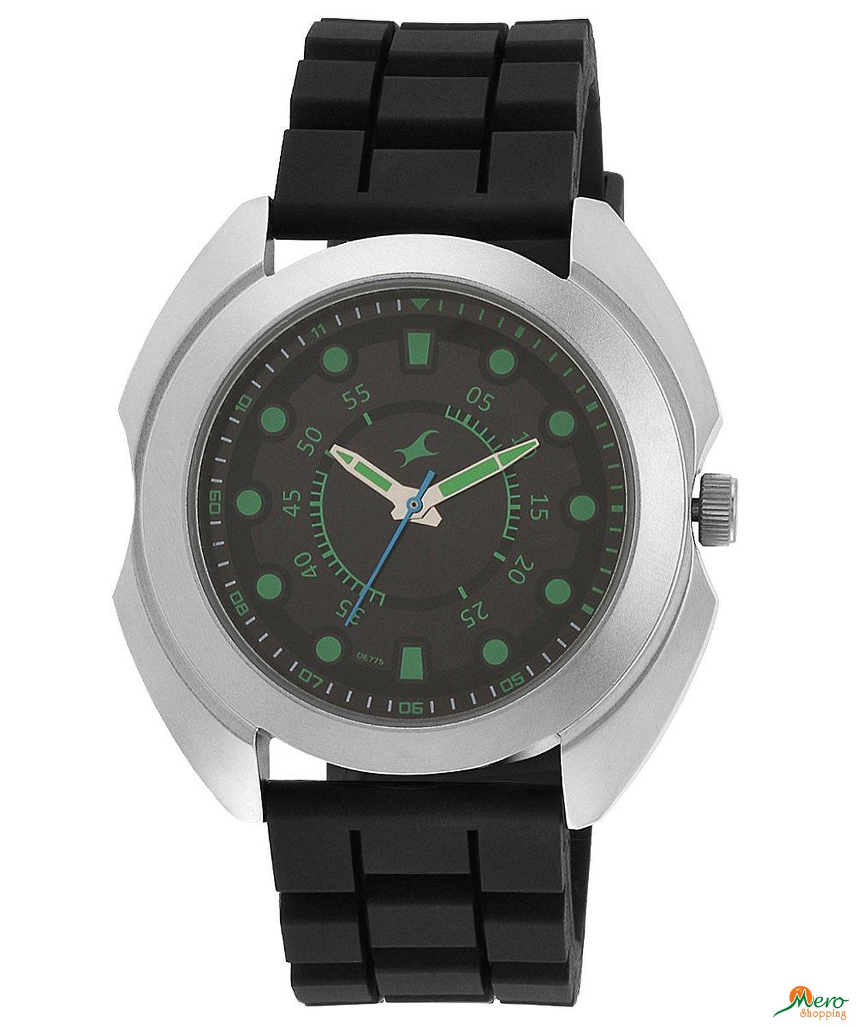 Fastrack Black Analog Watch for Men 3117SP02 