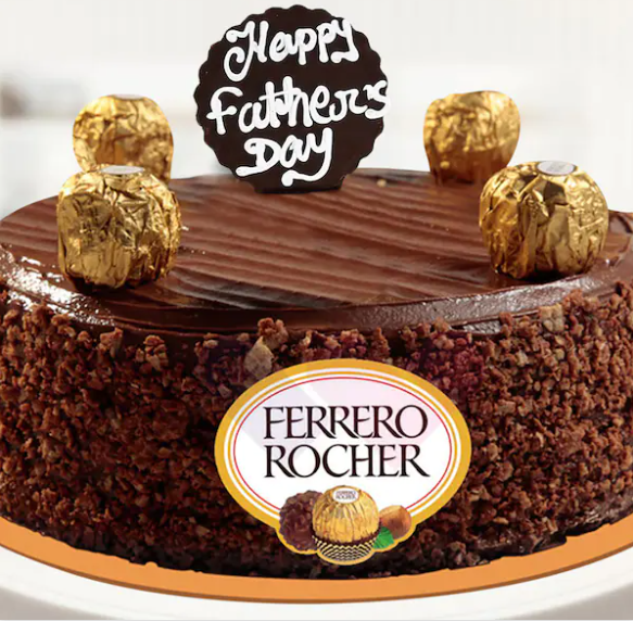 Happy Fathers Day Ferrero Rocher Cake 
