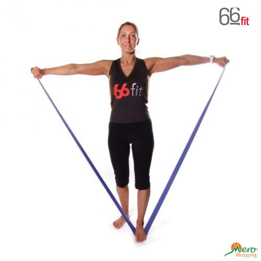 Buy Online 66fit TPE Exercise Band X 1.5M & DVDLevel 1Yellow