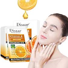 Disaar Vitamin C Face Mask Pack Of 10 Pieces 