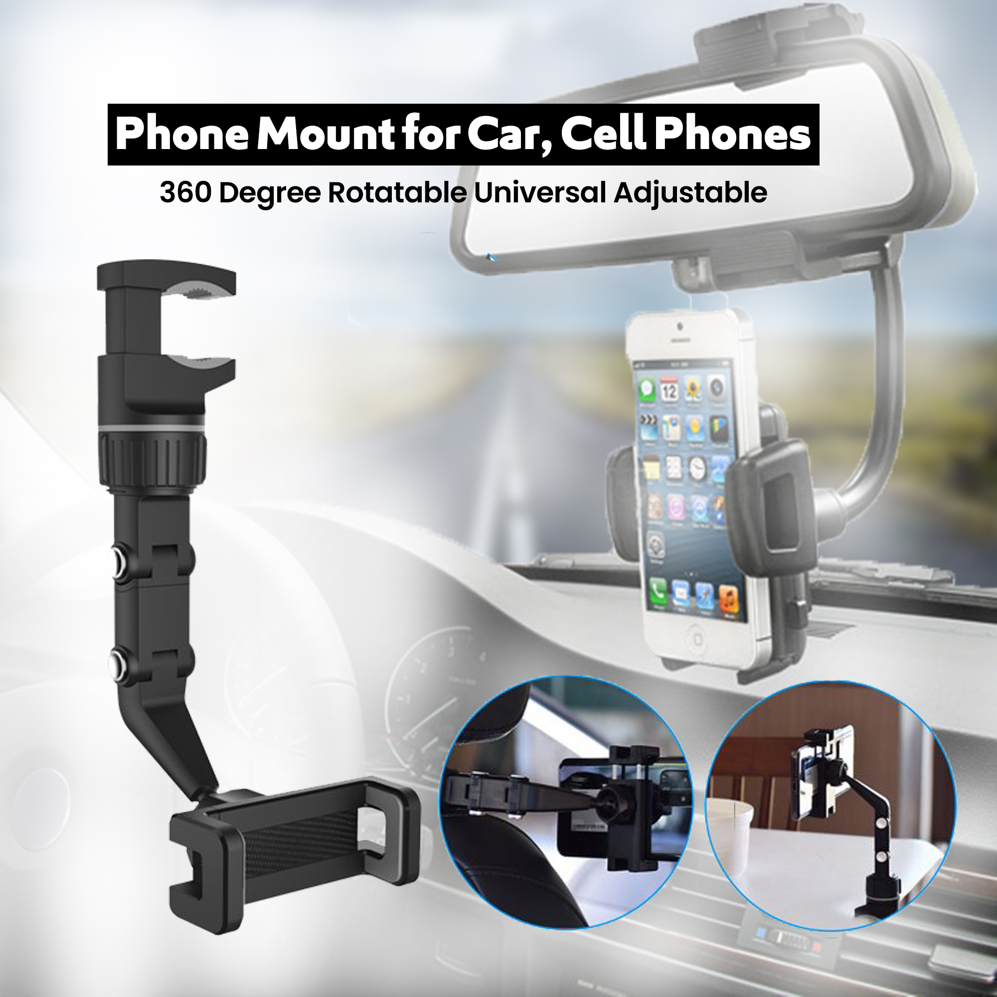 Cell Phone Holder-Universal Cell Phone Clip