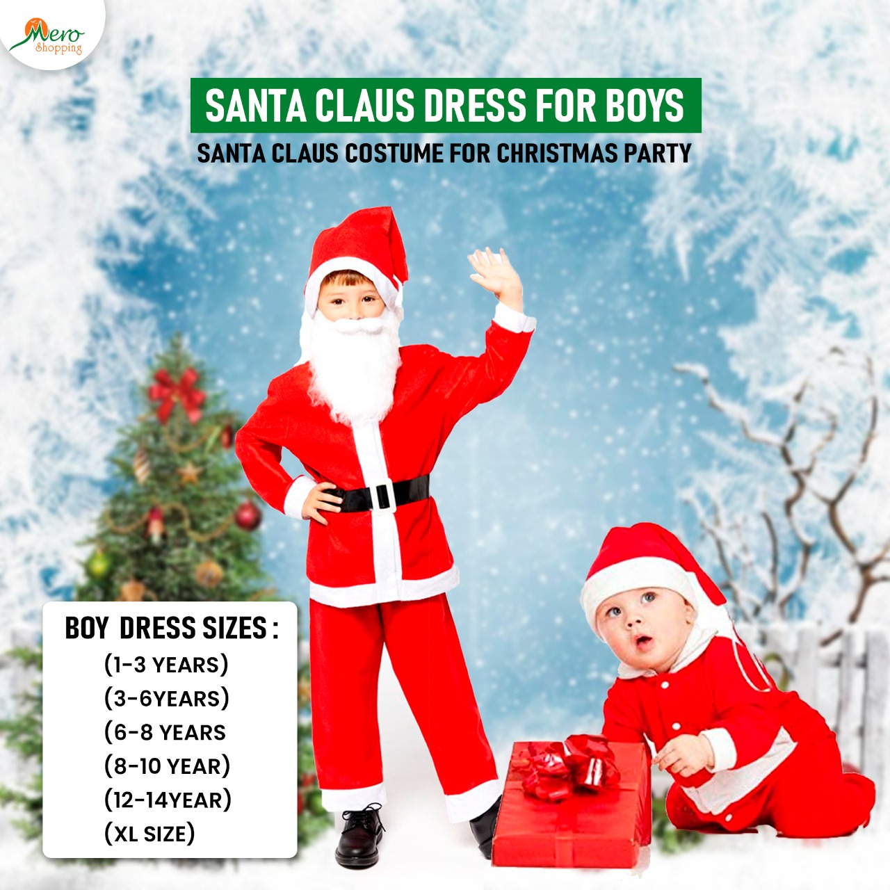 Santa Claus Dress for Boys 