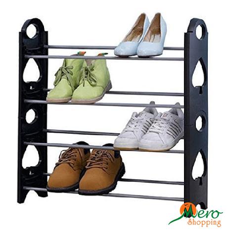 Black Four Layers Shoe Rack (SD-3)