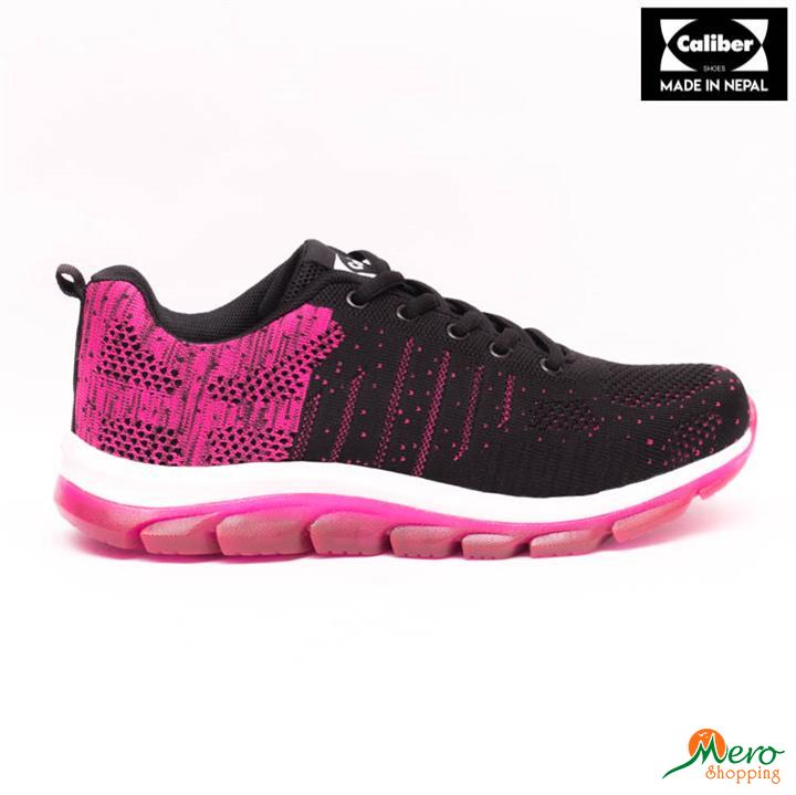 Caliber Shoes Black/Pink UltraLight Sport Shoe for Women (625.2)