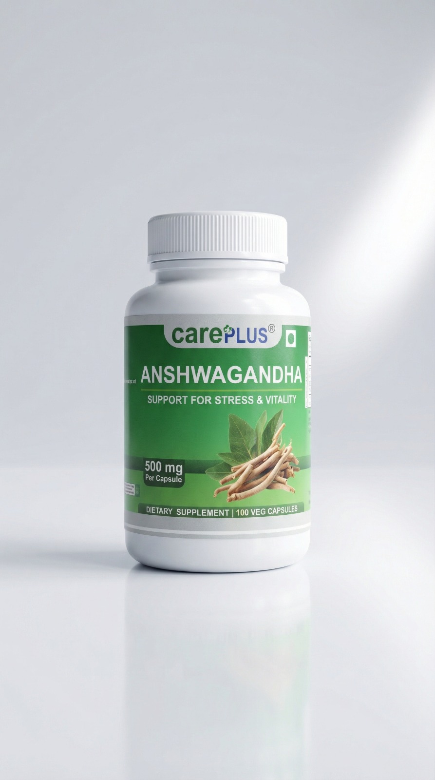 CarePlus Ashwagandha 100 Capsules 