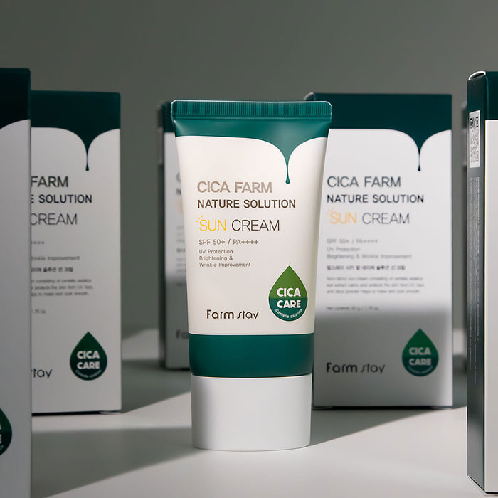 Best Skin Care Cica Farm Nature Solution Sun Cream SPF 50+ in Nepal