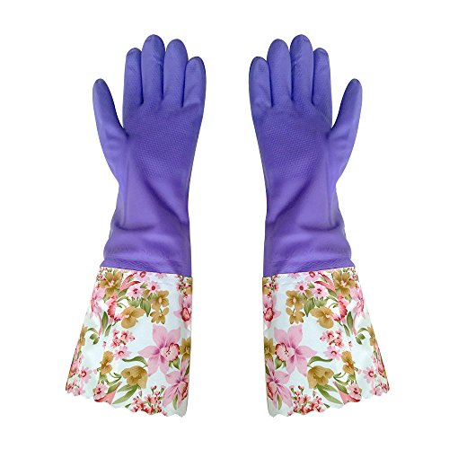 Waterproof Kitchen Dish Washing and Cleaning Gloves with Sleeve