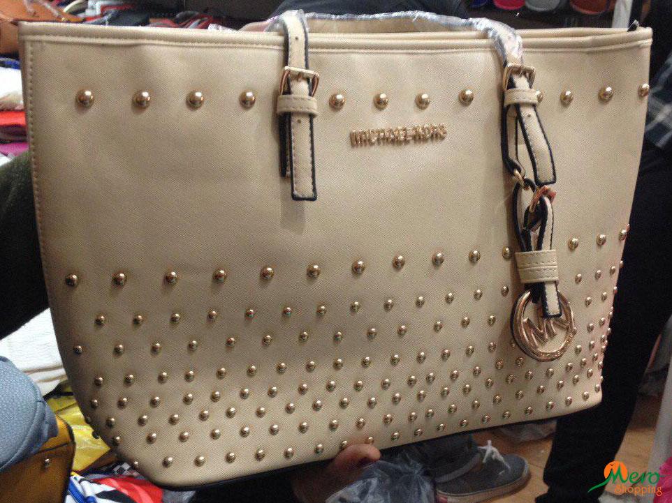 Mk Cream Color Bag 
