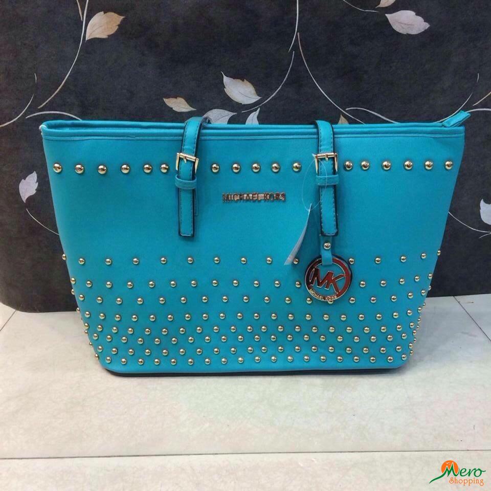 Mk Light  Blue Color Bag 