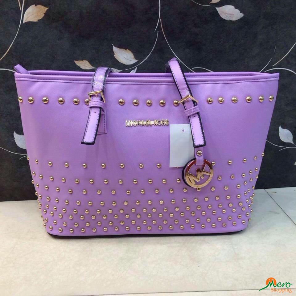 Buy Online Mk Purple Color Bag in Kathmandu Nepal.