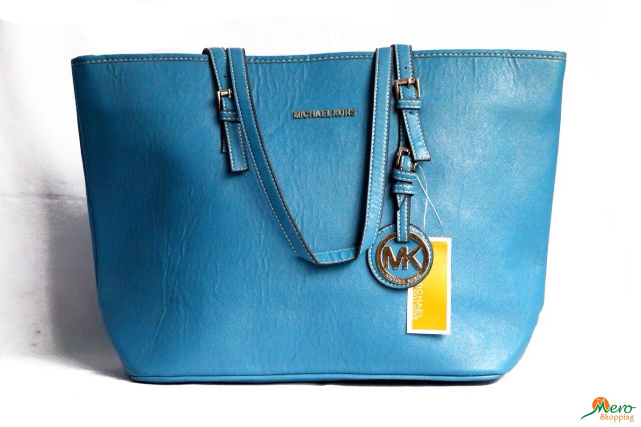 Mk Bag Light Blue Color 