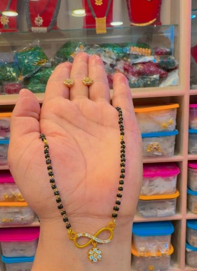 Infinity Mangal Sutra With Top Set