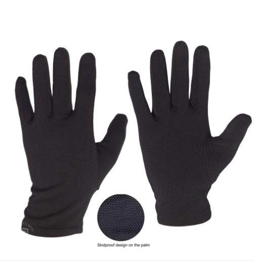 Superior Grip Unisex Skinny Gloves With Fleece Fur Lined Inside 