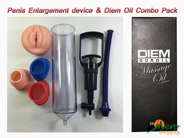 Penis Enlargement device & Diem Oil Combo Pack 