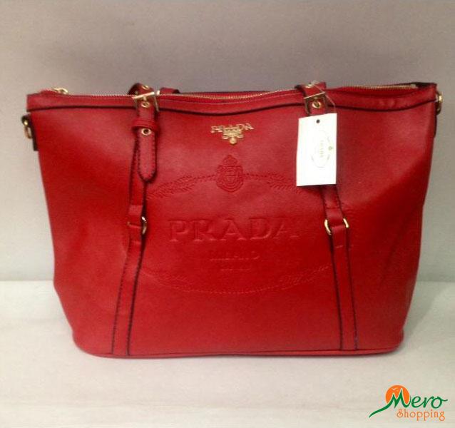 Prada Red Color Bag 