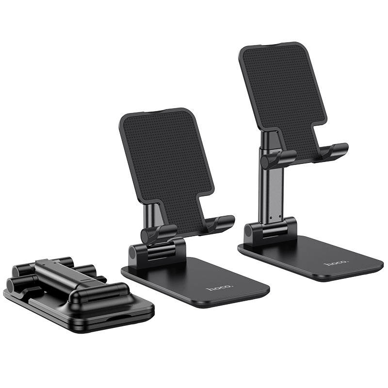 Folding desktop phone stand
