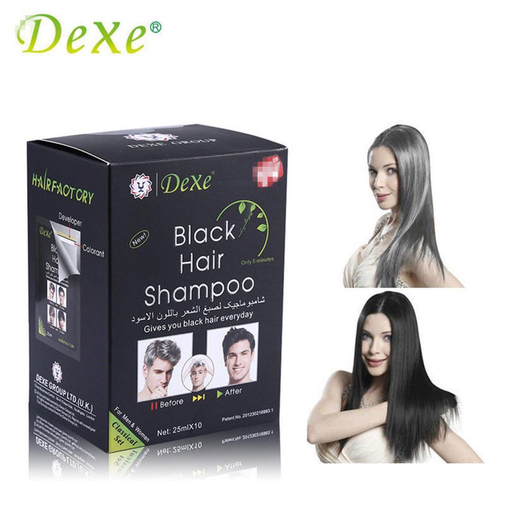 Dexe Black Hair Shampoo 2 set Combo (500ml)