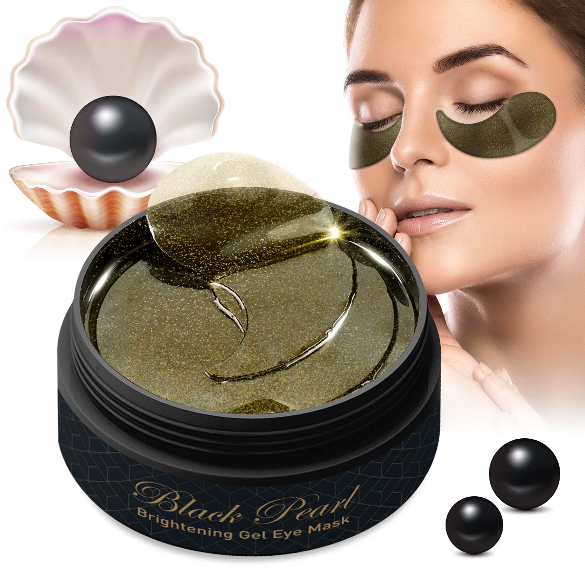 DR.RASHEL Gold Black Pearl Hydrogel Eye Mask