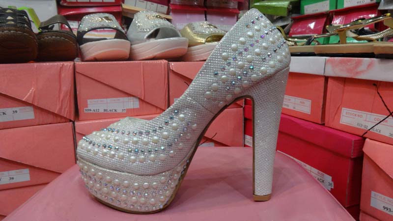 White Paul Cinderella Shoes 