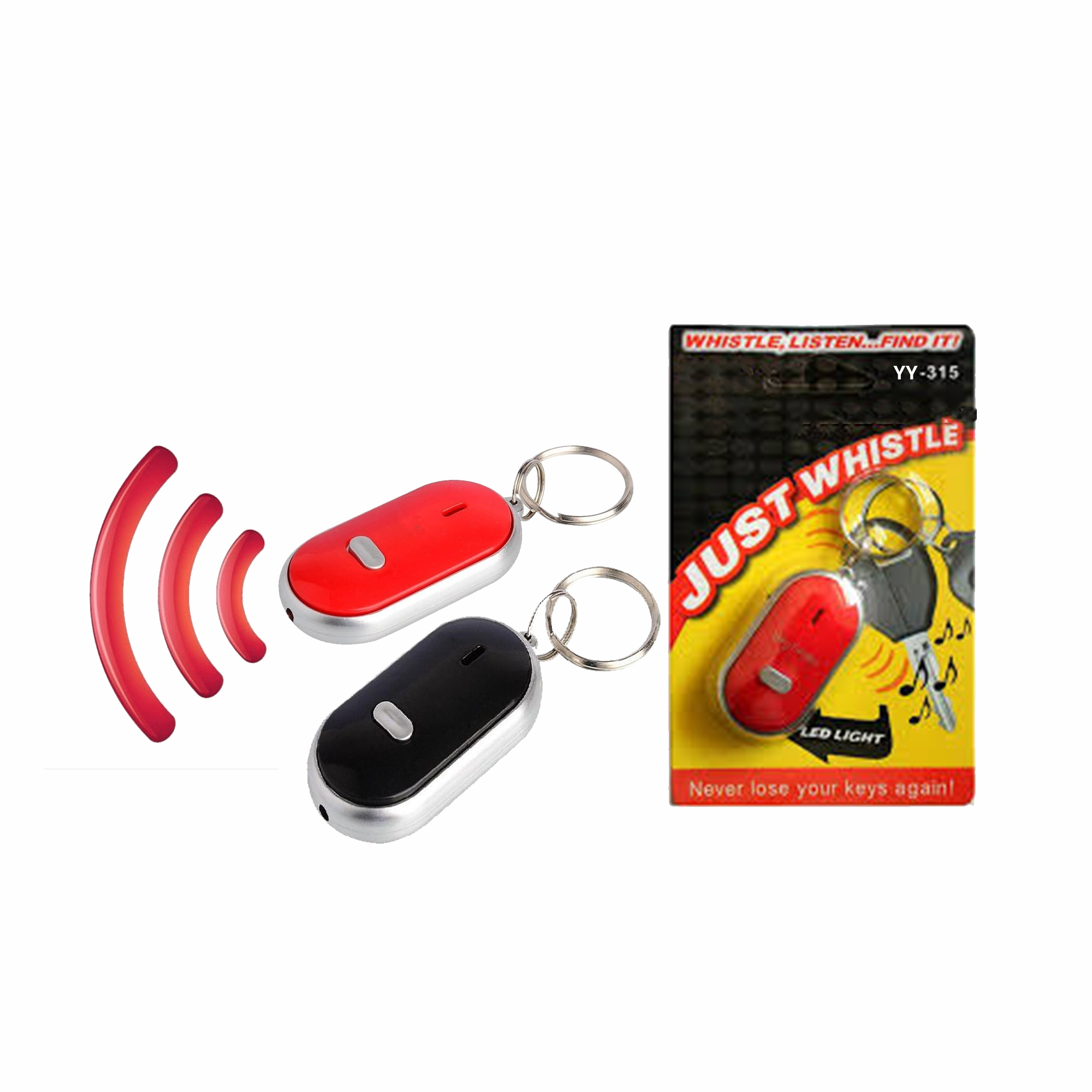 Whistle Key Finder & Key Ring