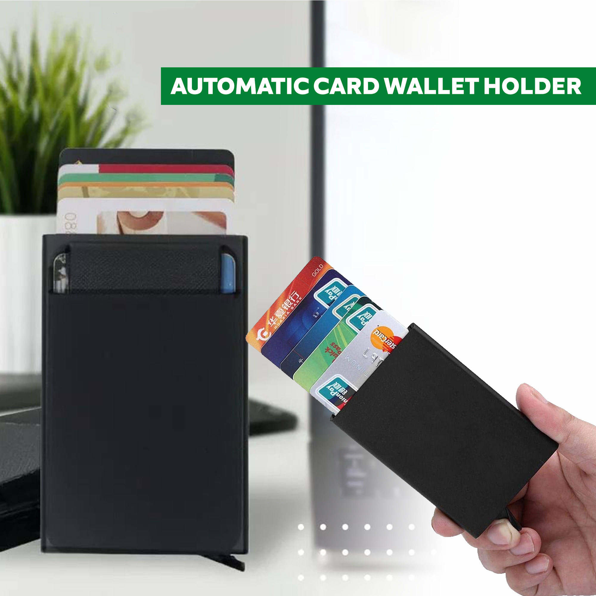 Automatic Card Wallet Holder