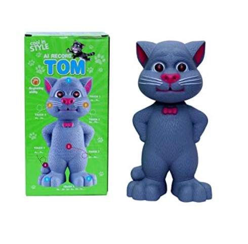 Talking Tom with AI Touch Sensitive and Recording