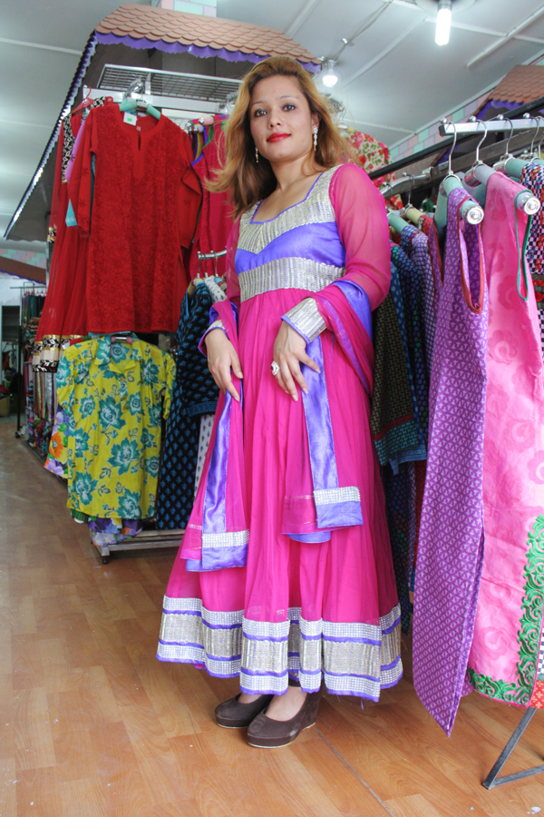 Anarkali  Dark Pink Kurta Salwar