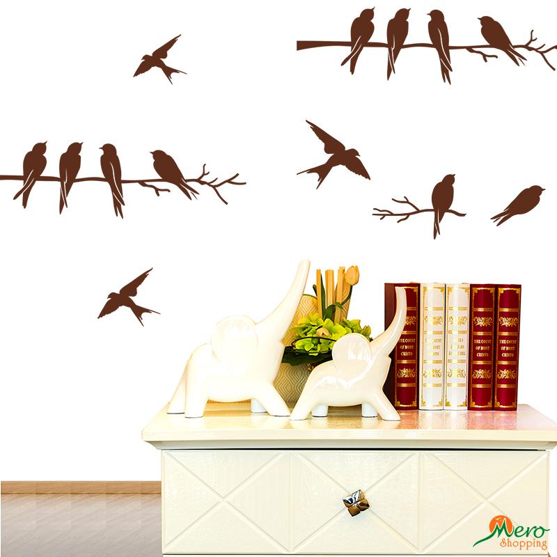 Buy Online Beautiful Birds Flying Wall Stickers in Kathmandu Nepal