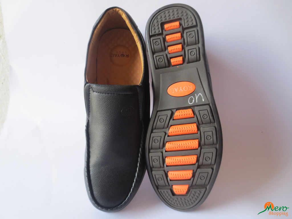 Black Leather Shoes A-815 