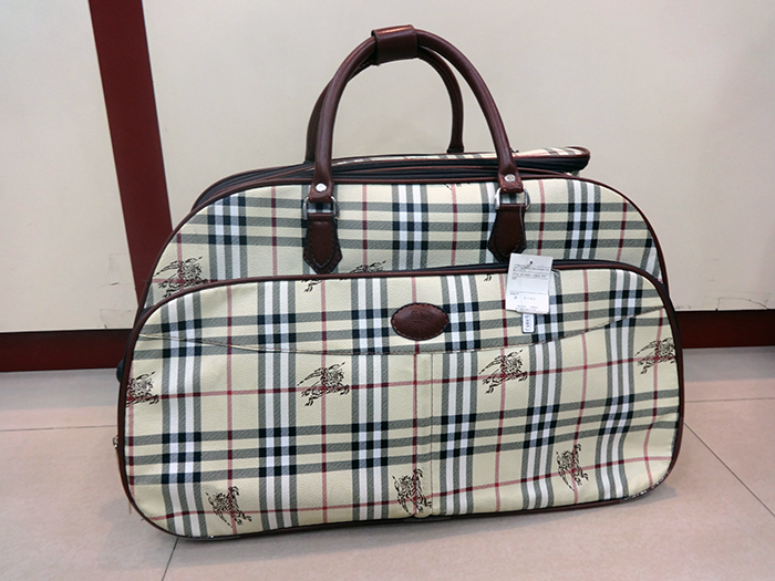 Burberry Checked Hand Bag 