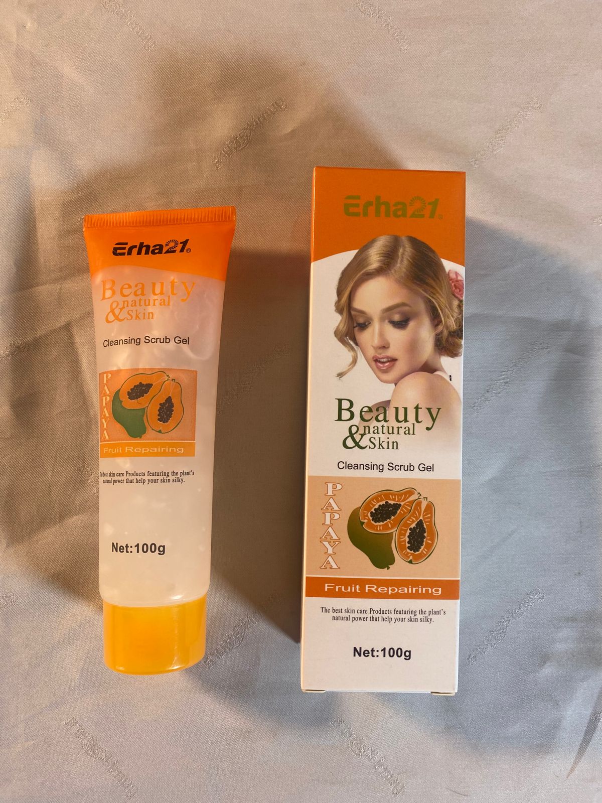 erha 21  cleansing scrub gel 2 pcs 