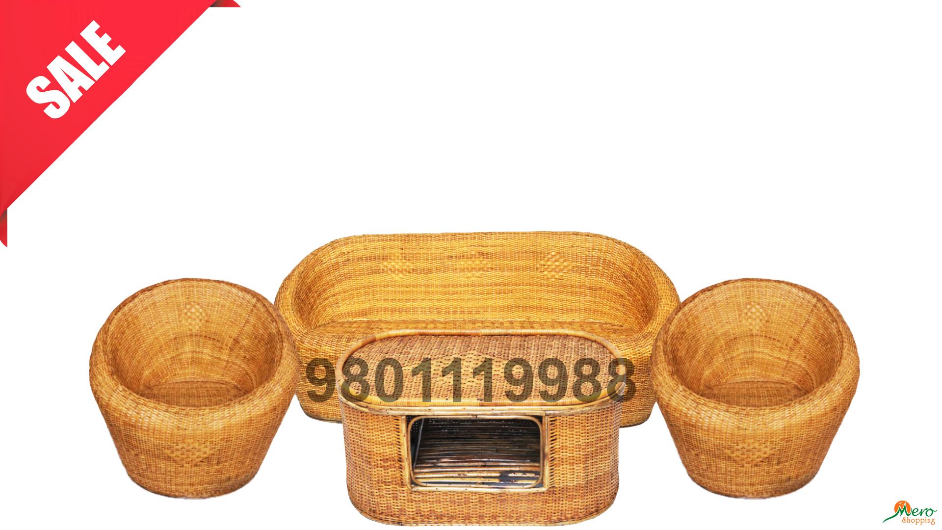 Buy Cane Bamboo Apple Sofa Set at low price in Kathmandu Nepal