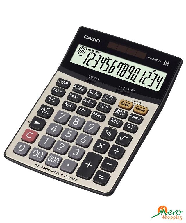 Casio Check & Recheck Calculator (DJ-240D Plus, CB157) 