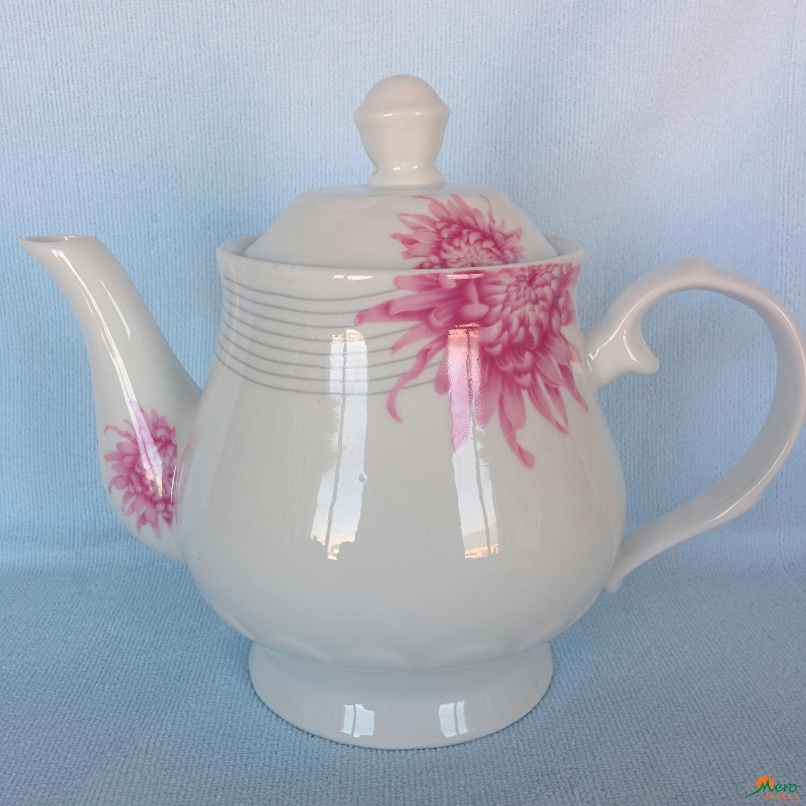 Buy Online Ceramic Teapot 1 Litre in Kathmandu Nepal