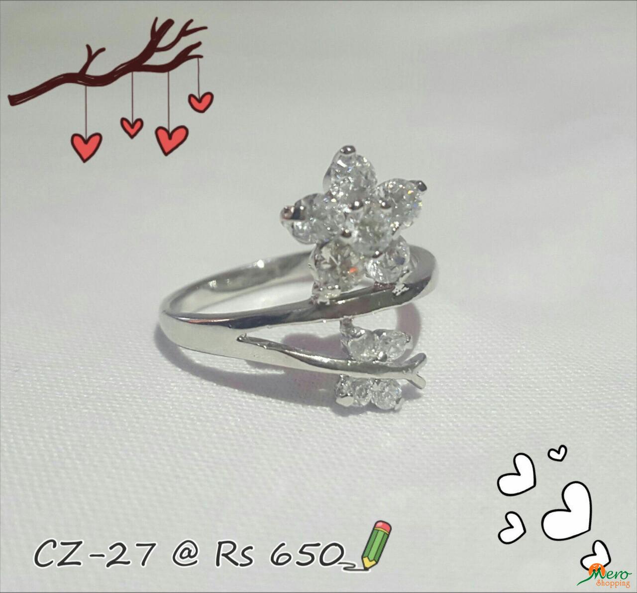 Valentine Ring CZ 27 