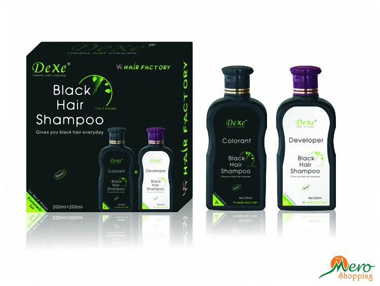 Dexe Shampoo Hair Color (Natural Black) 