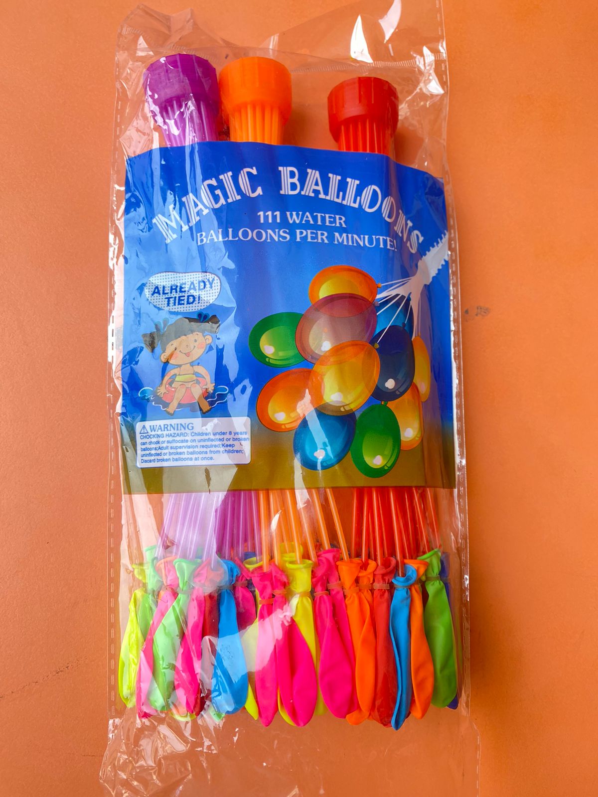 4pcs Holi T-shirt + 111 water Balloons