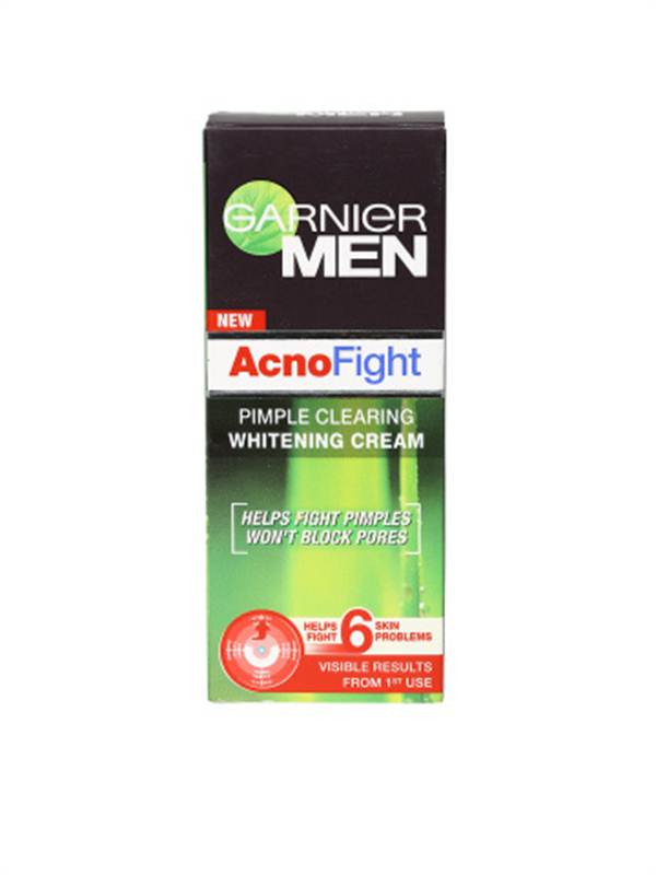 Garnier Men Acno Fight Pimple Clearing Whitening Cream 