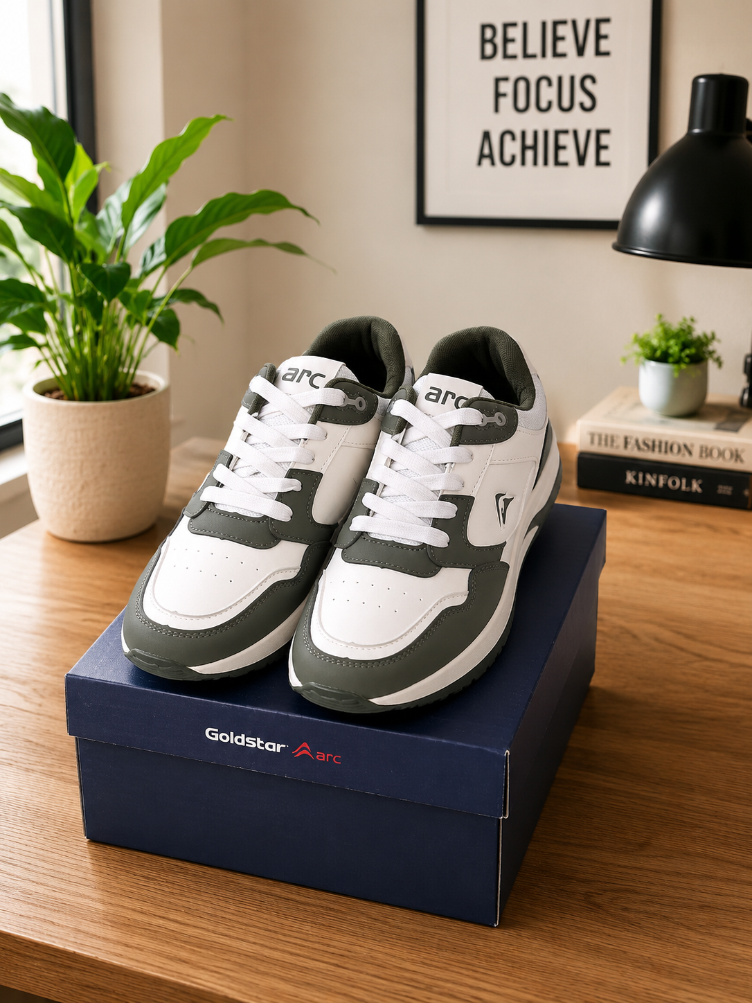 GoldStar ARC AX-2EV White Green Shoes