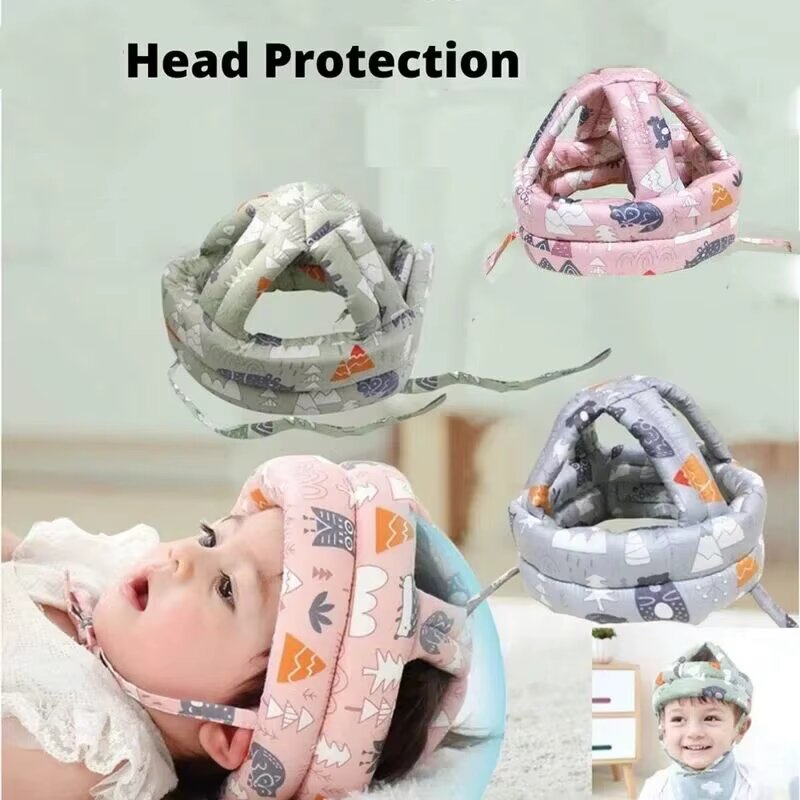 Anti Fall Baby Safety Hat Soft & Comfortable Head guard Helmet for Infant Toddler’s Head Protection With Lace Lock 