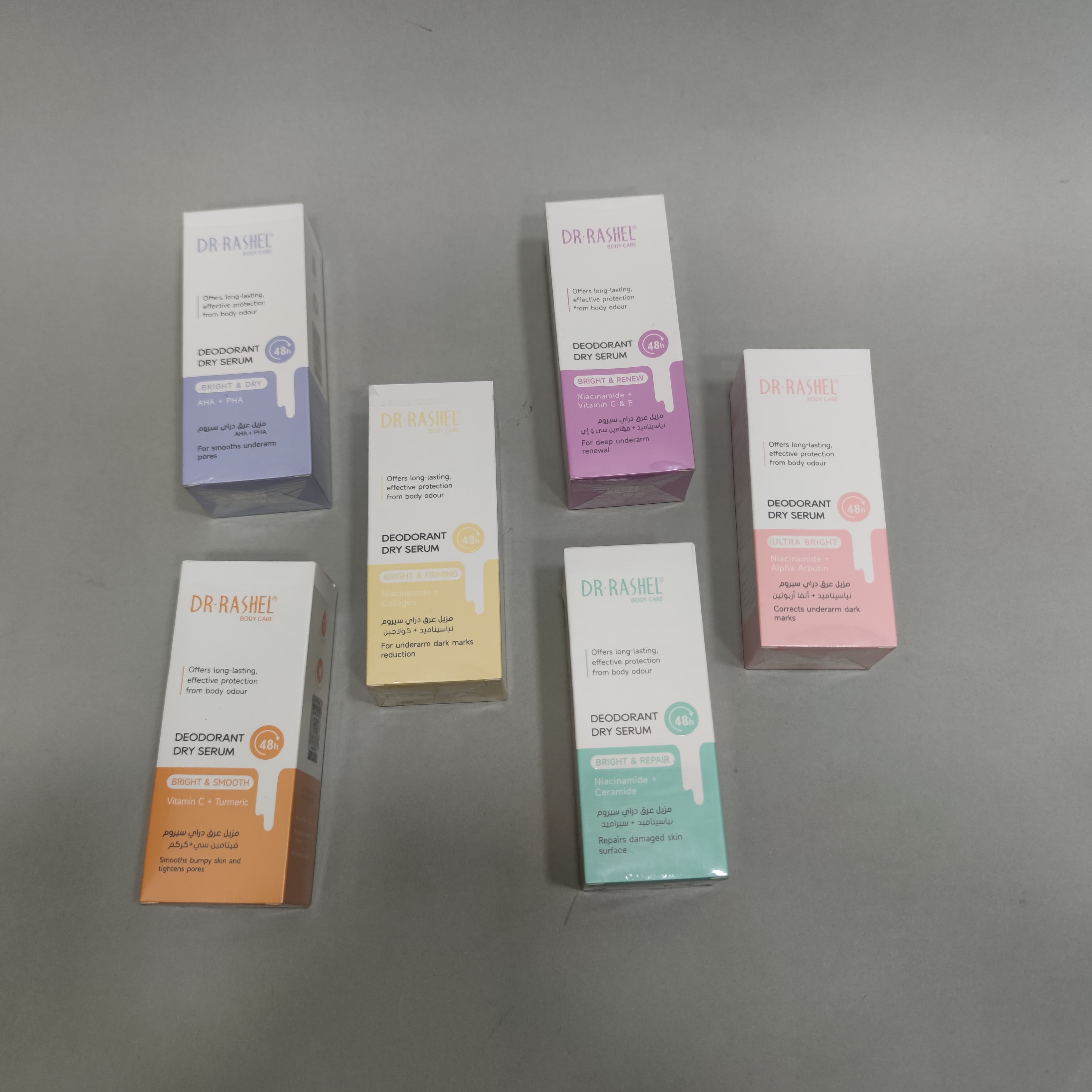 Combo Set of Dr Rashel Deodorant Dry Serum 