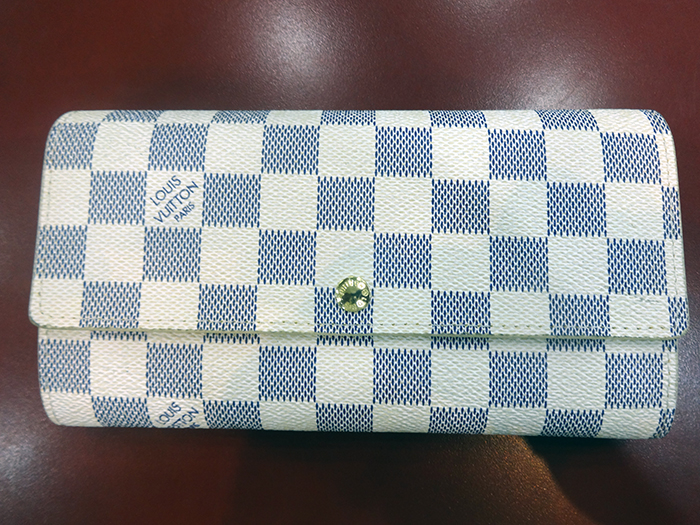 LV Checked Purse 