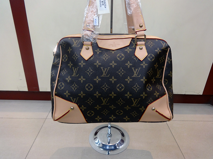 LV Printed Black Hand Bag