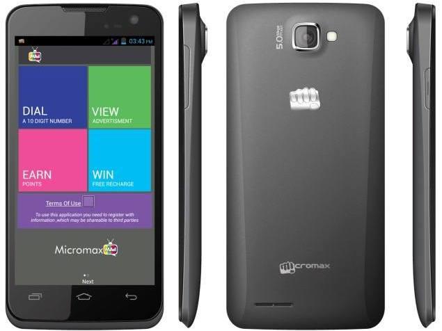 Micromax Canvas MAd A94 