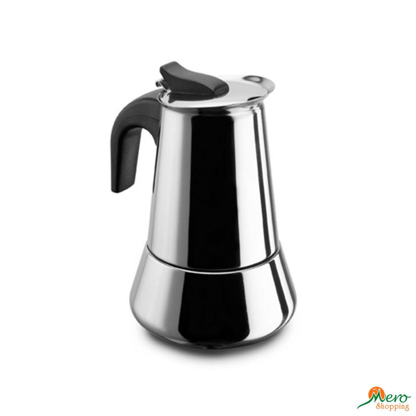 Buy online Moka Pot Steel 6 Cups Coffee Maker in Nepal
