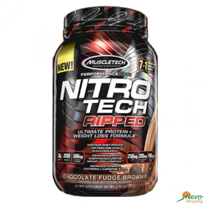 MT Nitrotech Ripped 2 lbs (Whey Protein+Weight Loss Formula) 
