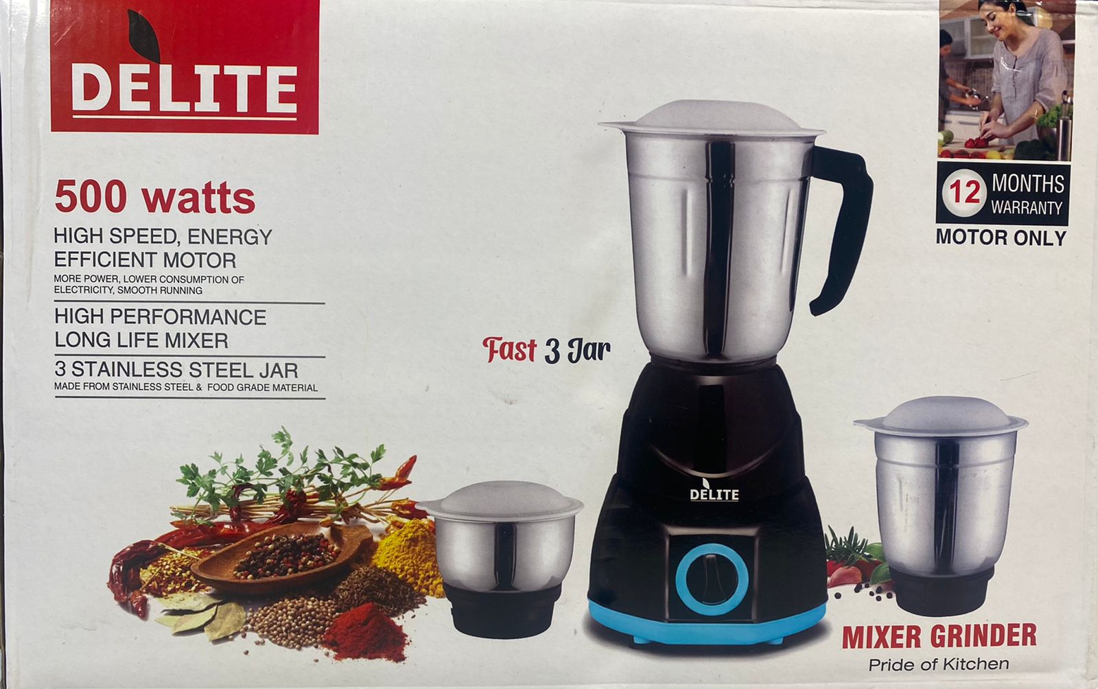 Delite Mixer Grinder 
