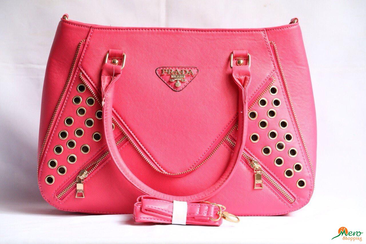 Prada Bag in peach Color 